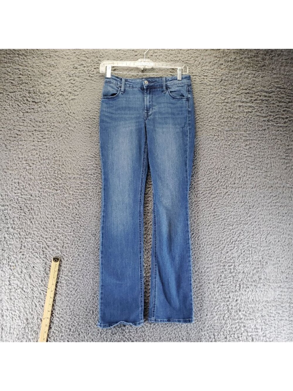 Old Navy Jeans Womens 0 Blue Mid-Rise Wow Boot-Cut Denim Stretch